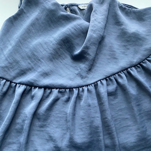 American Eagle cowl neck babydoll tank - Picture 2 of 7